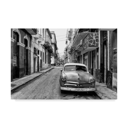 Philippe Hugonnard 'Old Ford Car In Havana' Canvas Art,30x47